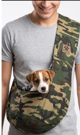 Bolsa Tiracolo Sling para Cães Pequenos